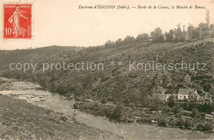 Eguzon-Chantome 36 Indre Bords de la Creuse - le Moulin de Bonnu