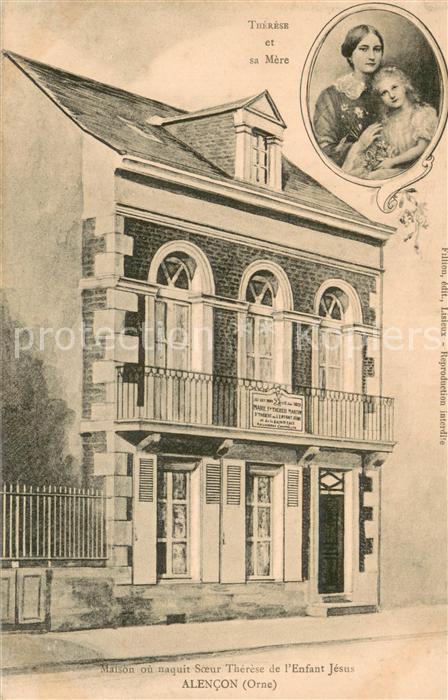 Alencon 61 Maison ou naquit Soer Therese de l Enfant Jesus
