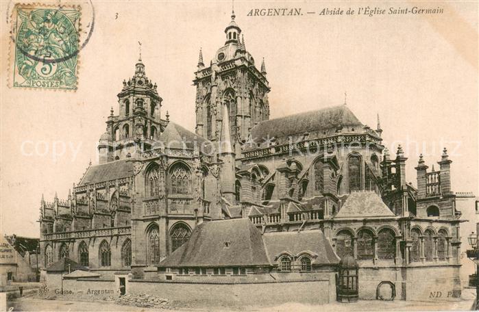 Argentan 61 Abside de l Eglise Saint-Germain
