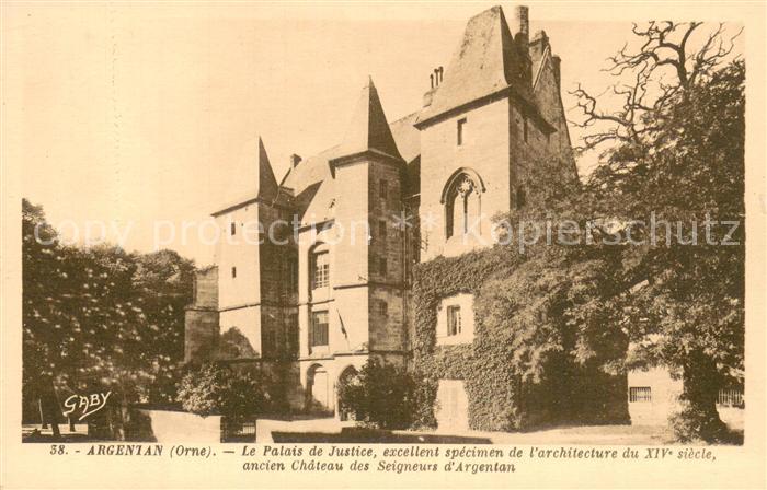 Argentan 61 La Palais de Justice