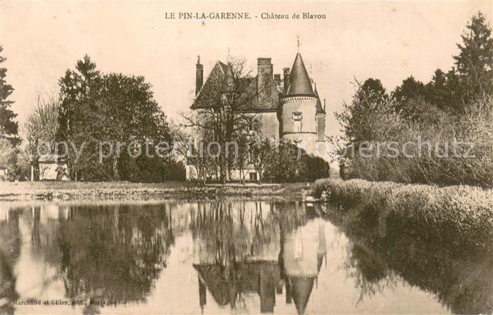 Le Pin-la-Garenne Chateau de Blavou