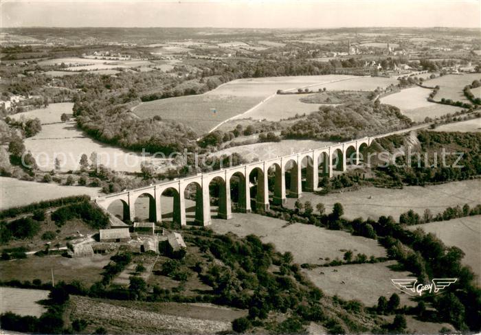 Saint-Laurent-sur-Sevre Fliegeraufnahme Viaduc de Barbin