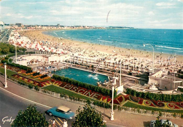 Les Sables-d Olonne 85 La Piscine et la Plage