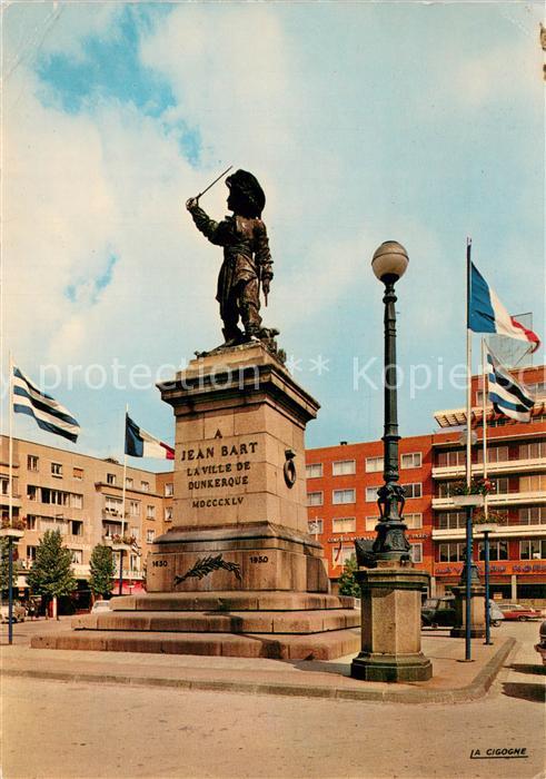 Dunkerque Duenkirchen Place Jean-Bart et la Statue