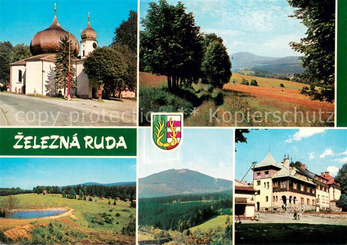 Zelezna Ruda Markt Eisenstein CZ Teilansichten Umgebung