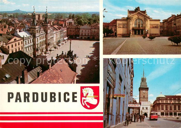 Pardubice Pardubitz CZ Teilansichten Stadt