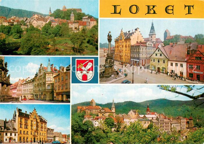 Loket Elbogen Czechia Altstadt-Ansichten