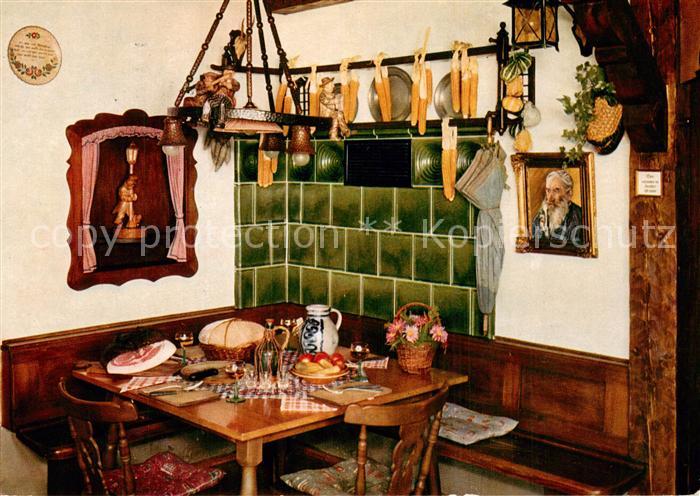 Breitnau Kaisers Tanne-Wirtshus Innenansicht Tisch