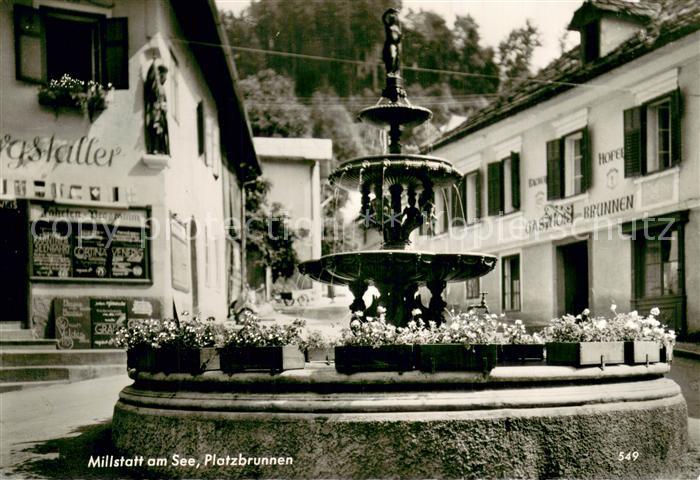 Millstatt Millstaettersee Platzbrunnen