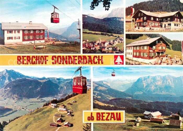 Bezau Vorarlberg Berghof Sonderdach Gondel