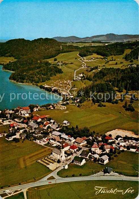 Fuschl See Salzkammergut Fliegeraufnahme