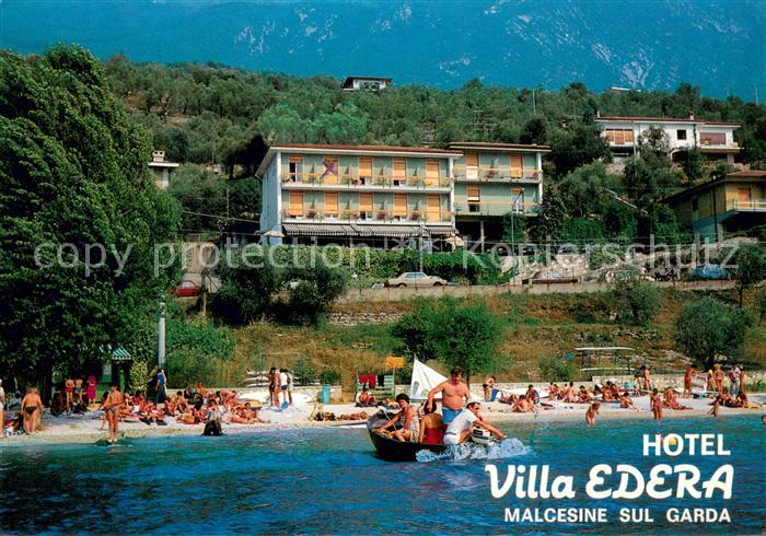 Malcesine Lago di Garda Hotel Villa Edera Strand