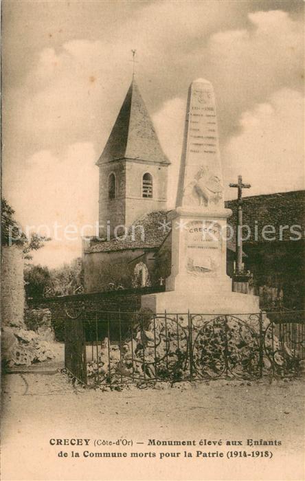 Crecey-sur-Tille Monument eleve aux Enfants de la Commune morts pour la Patrie