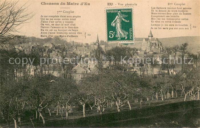 Eu 76 Vue generale Chanson du Maire d Eu