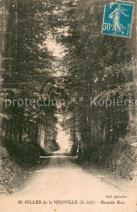 Saint-Gilles-de-la-Neuville Seine-Maritime Grande Rue
