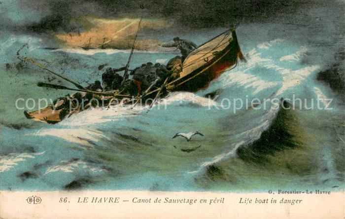 Le Havre Canot de Sauvetage en peril