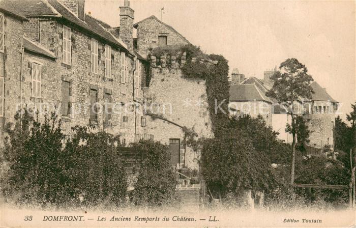 Domfront 61 Orne Les Anciens Remparts du Chateau