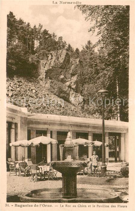 Bagnoles-de-l Orne La Roc au Chien et le Pavillon des Fleurs