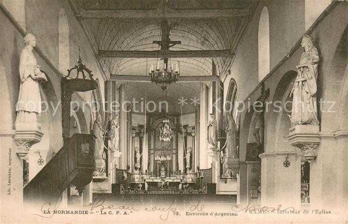 Exmes 61 Interieur de l'Eglise