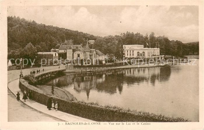 Bagnoles-de-l Orne Vue sur le Lac et le Casino