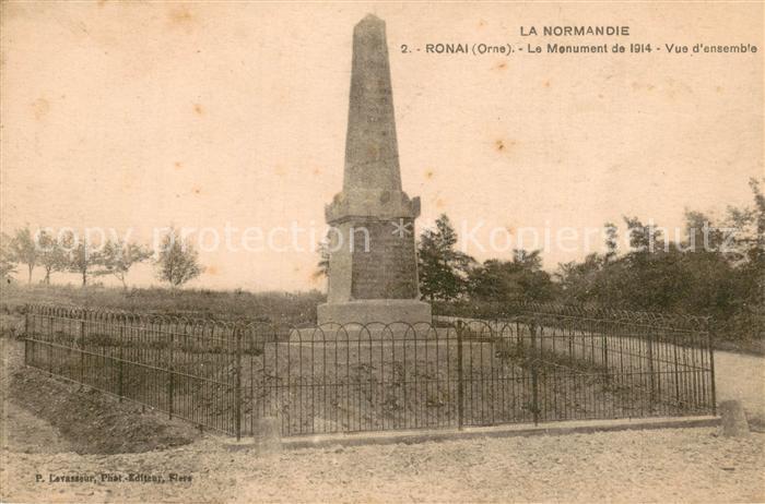 Ronai 61 Le Monument de 1914 Vue d ensemble