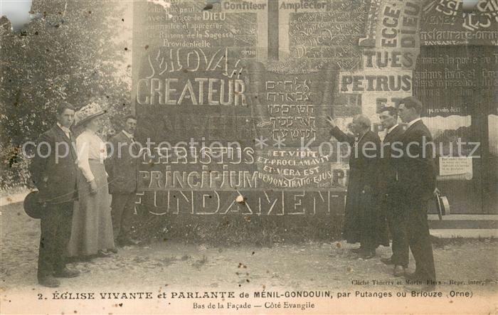Menil-Gondouin 61 Eglise Vivante et Parlante Bas de la Fa