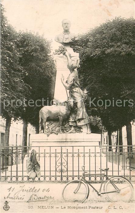Melun 77 Le Monument Pasteur