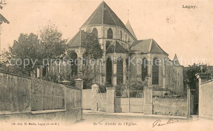 Lagny 60 Abside de l'Eglise