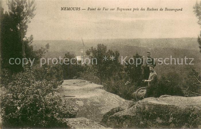 Nemours 77 Point de Vue sur Bagneaux pris des Roch