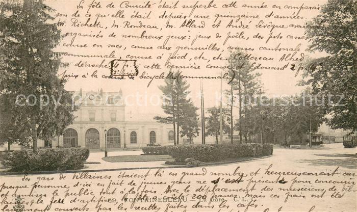 Fontainebleau 77 Seine et Marne La Gare