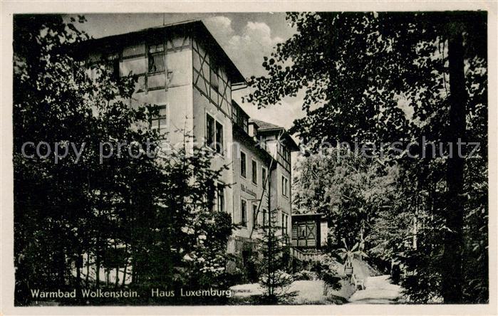 Warmbad Wolkenstein Bergarbeiter Sanatorium Haus Luxemburg