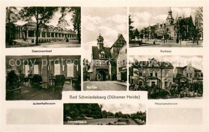Bad Schmiedeberg Eisenmoorbad Kurhaus Au Tor Aufenthaltsraum Moorsanatorium Sonn