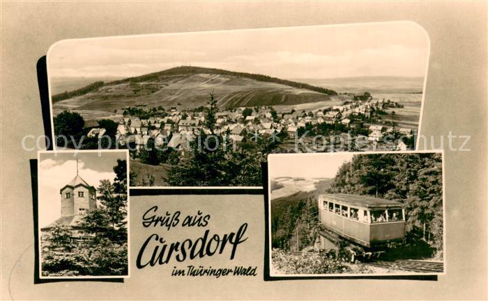 Cursdorf Panorama Turm Bergbahn