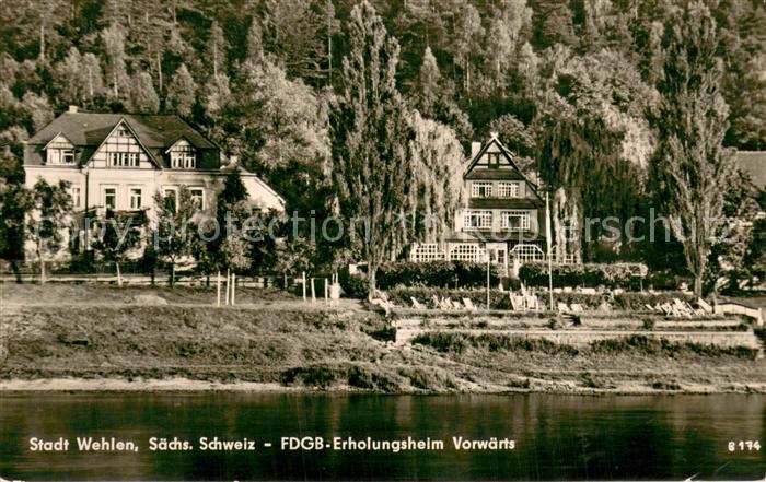 Wehlen Sachsen FDGB Erholungsheim Vorwaerts