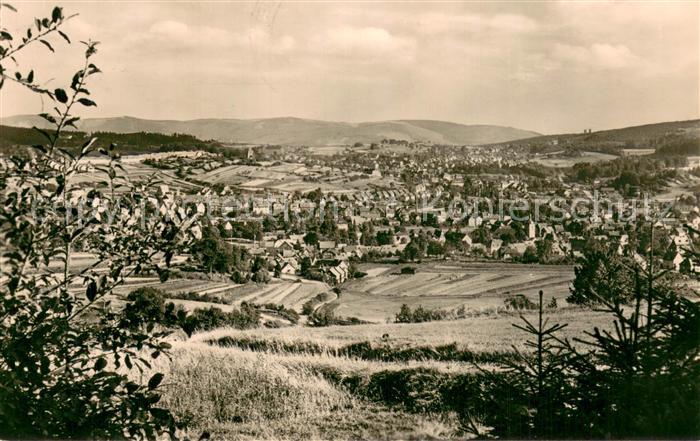 Zella-Mehlis Panorama Thueringer Wald