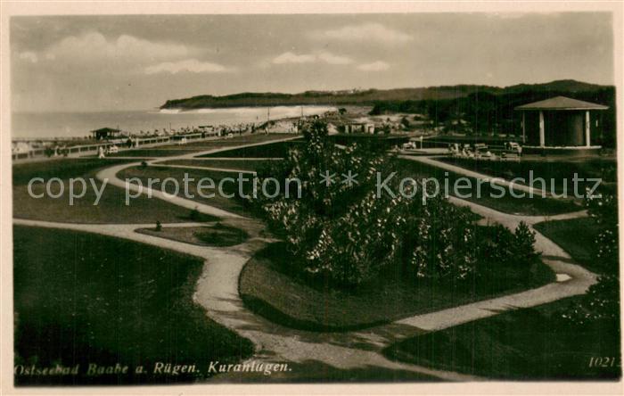 Baabe Ostseebad Ruegen Kuranlagen Handabzug