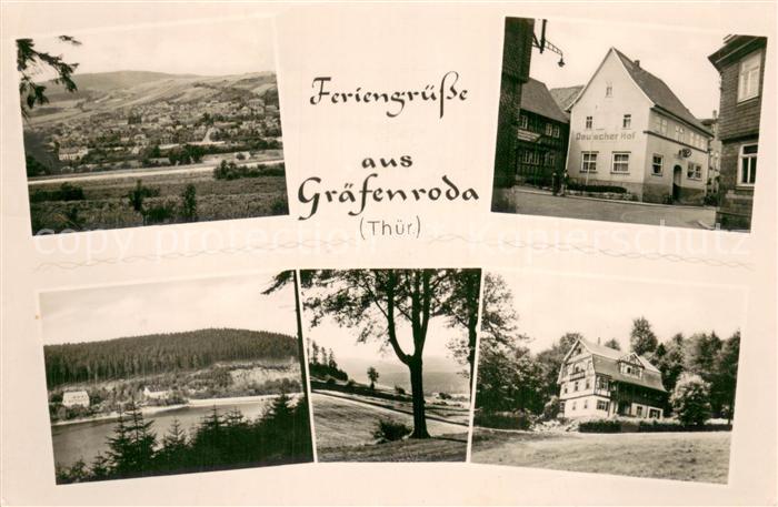 Graefenroda Panorama Landschaft Hotel Deutscher Hof Villa