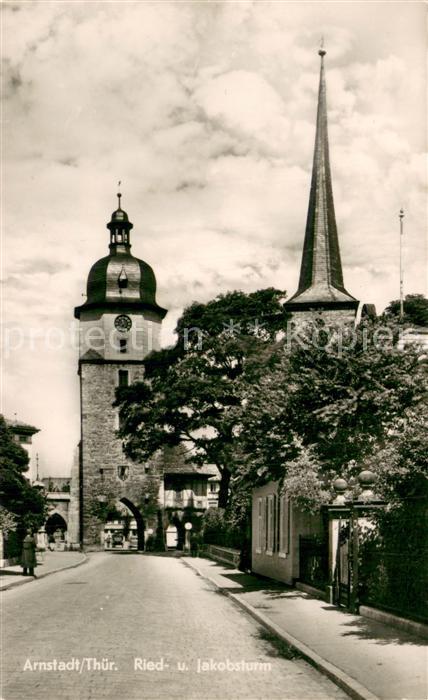 Arnstadt Ilm Ried- und Jacobsturm
