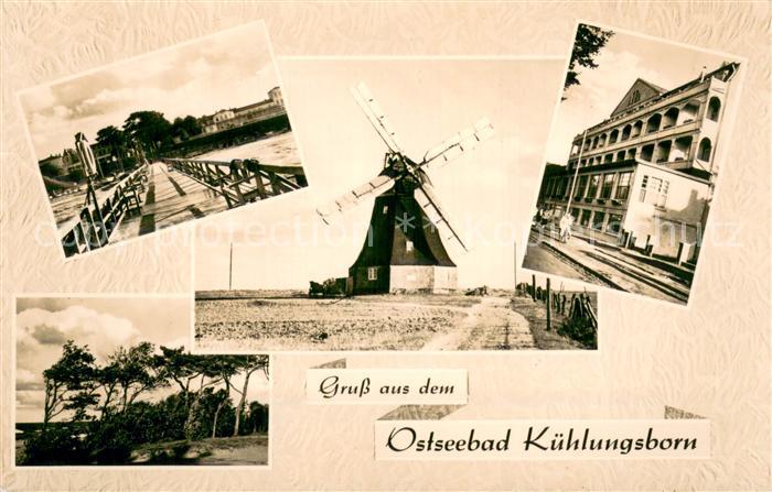 Kuehlungsborn Ostseebad Seebruecke Windmuehle Hotel Landschaft