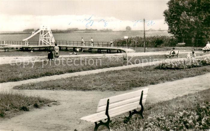 Sternberg Mecklenburg Badeanstalt Badesteg