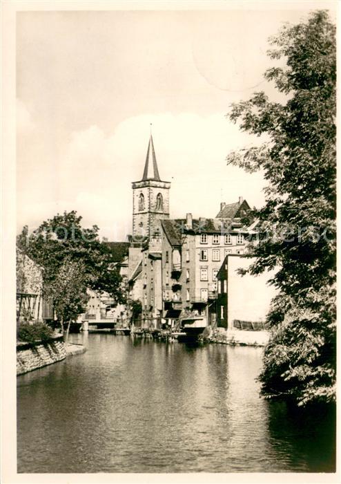 ERFURT  CITY Partie an der Gera