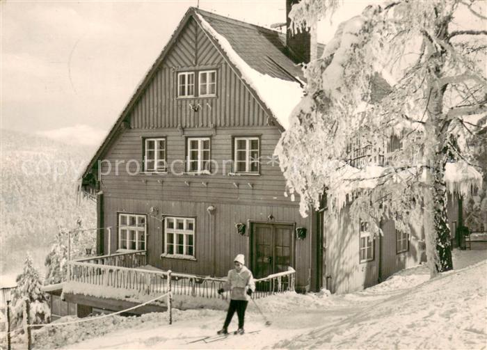 Waltersdorf Zittau Winteridyll an der Hubertusbaude