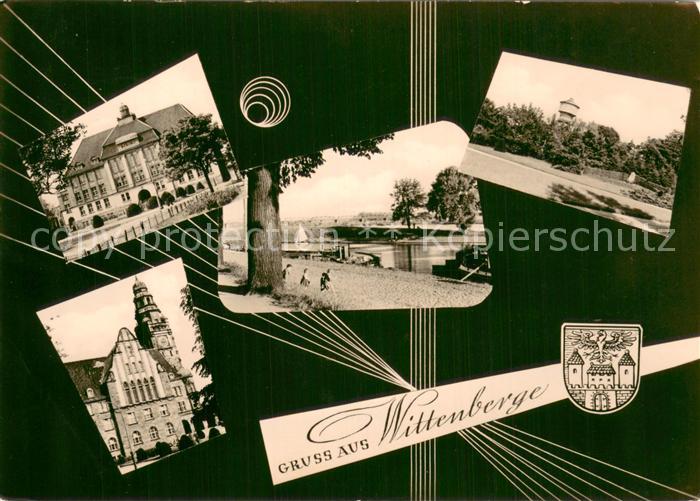 Wittenberge Prignitz Schloss Rathaus Strand Wasserturm