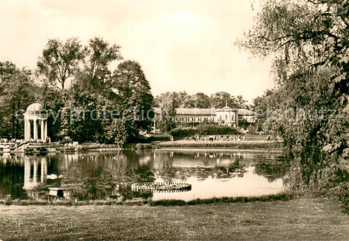 Markkleeberg Blick zur Parkgaststaette