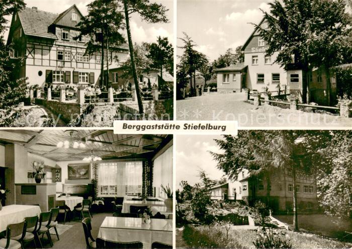 Weimar Thueringen Berggaststaette Stiefelsburg Pensionshaus Gastraum