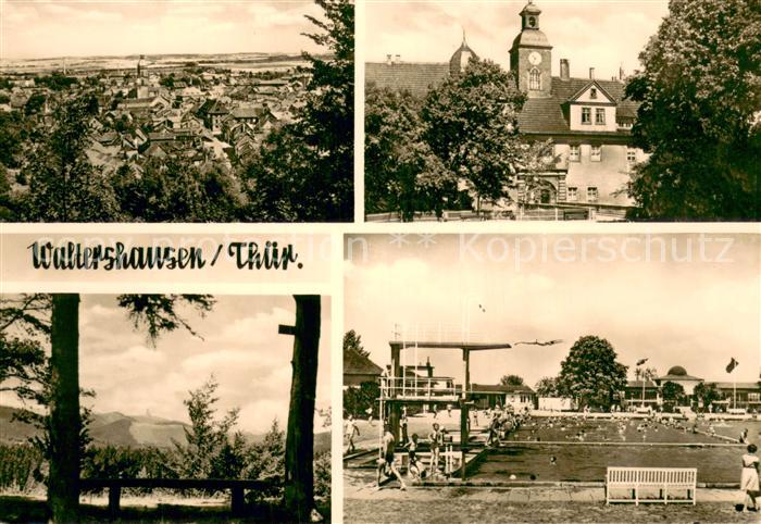 Waltershausen Gotha Panorama Heimatmuseum Grosser Inselsberg Schwimmbad