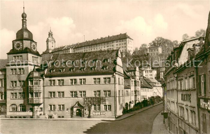 Rudolstadt Rathaus und Schloss Heidecksburg