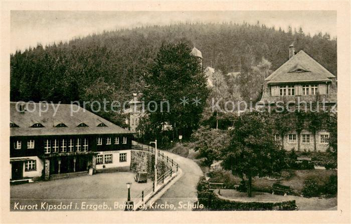 Kipsdorf Bahnhof Kirche Schule