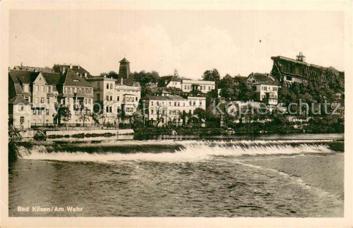 Bad Koesen Partie am Wehr Saale