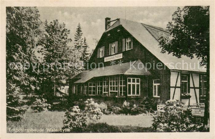 Waldidylle Erzgebirgsbaude